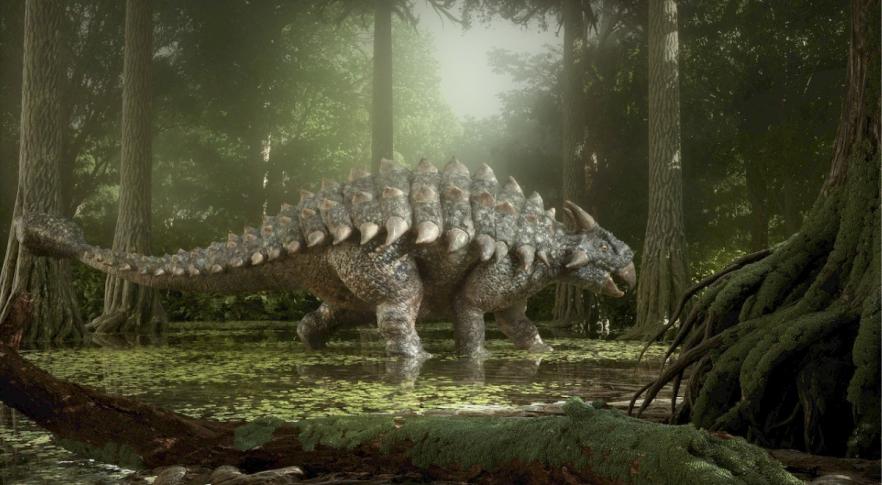 Descubren en Inglaterra un nuevo dinosaurio acorazado y con púas